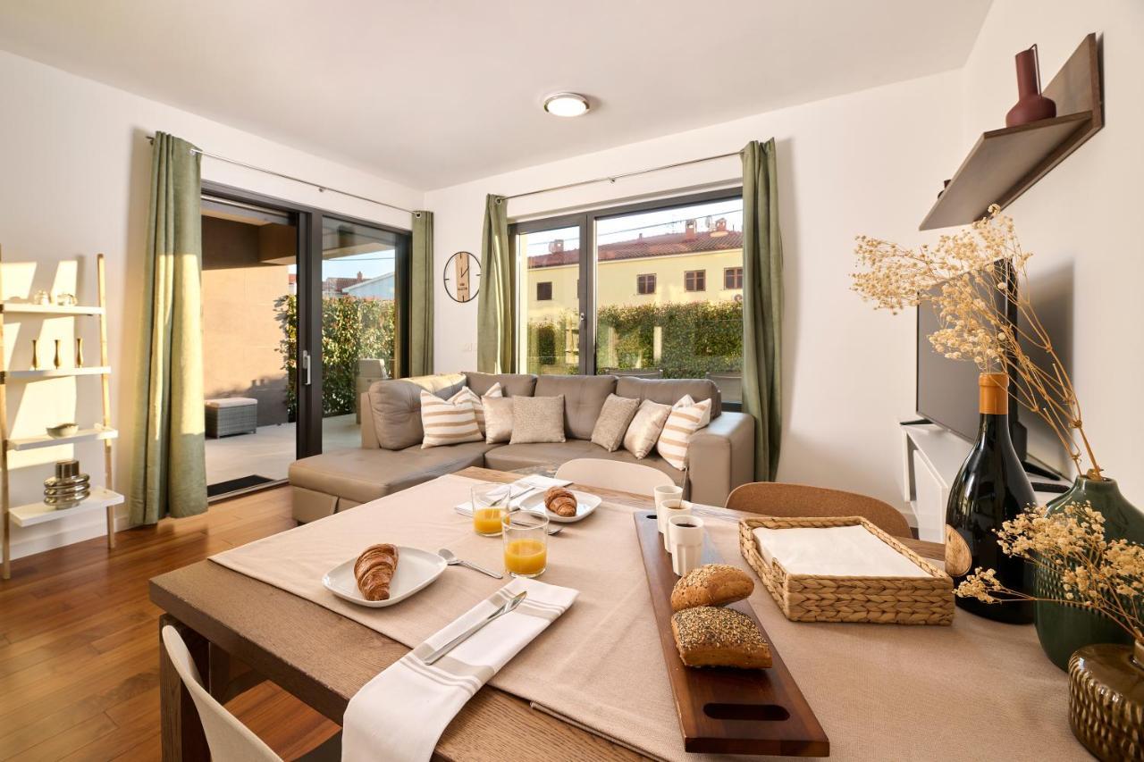 Brand New 1 Bedroom Apartment With Backyard Near The Beach! Poreč Zewnętrze zdjęcie